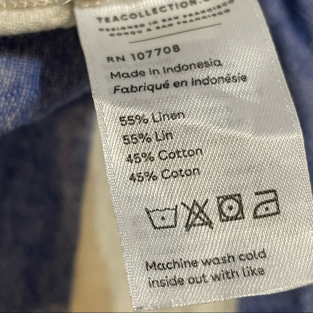 Tea Girls Linen Blend Dress - Picture 7 of 9